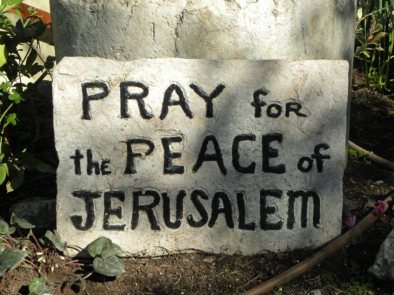 pray peace israel free photo