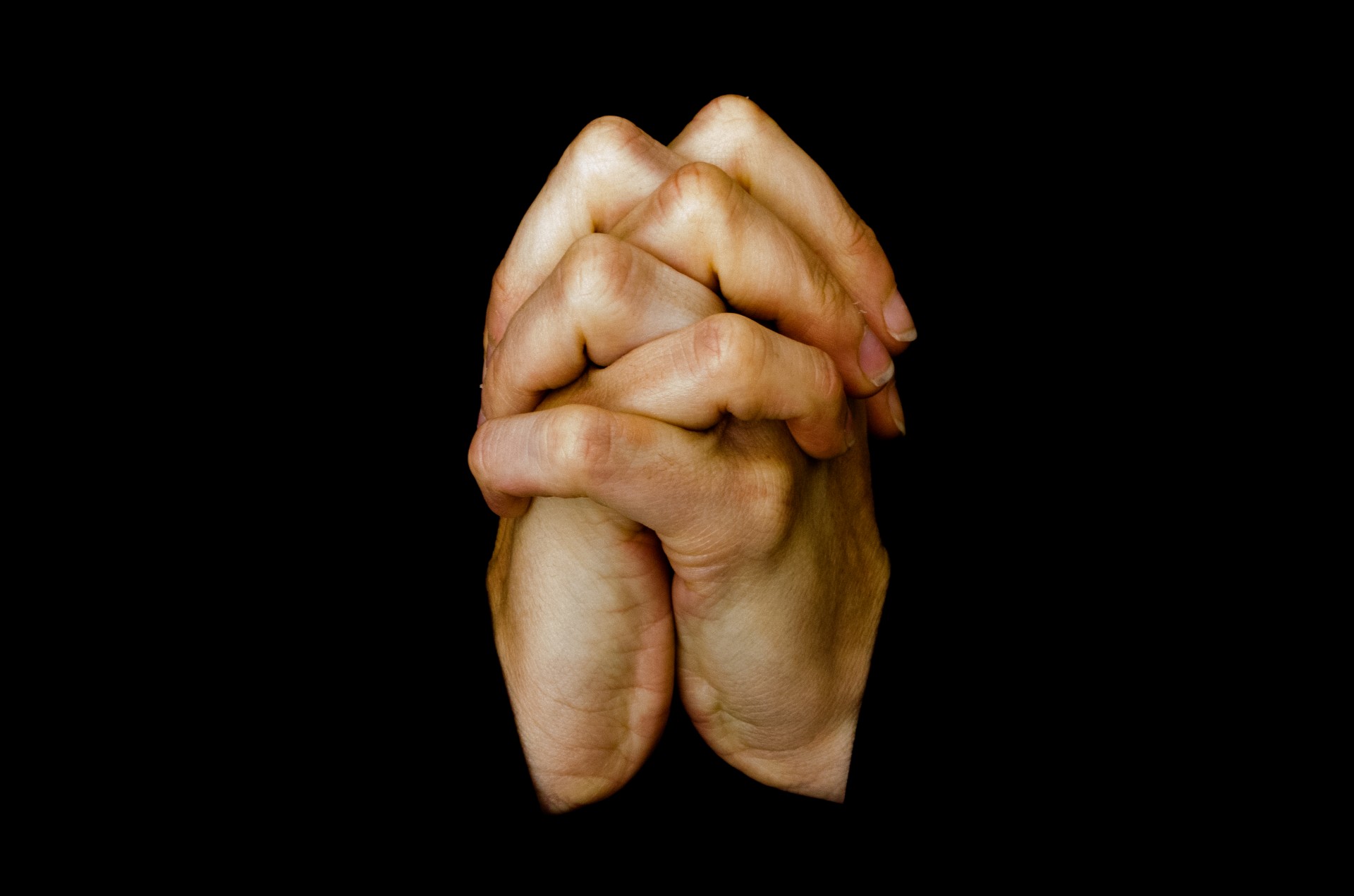 praying hand people free photo