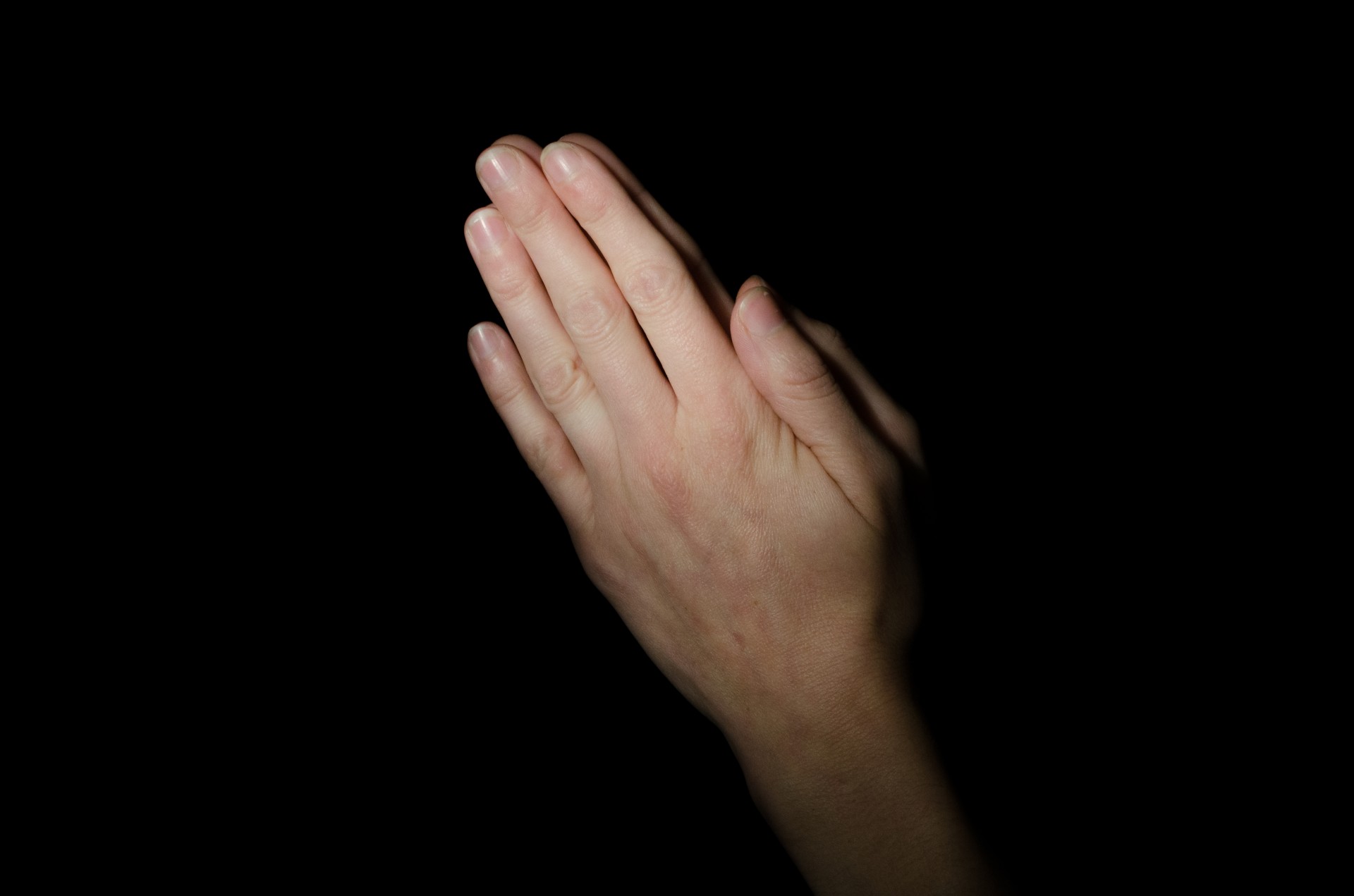 praying hand people free photo