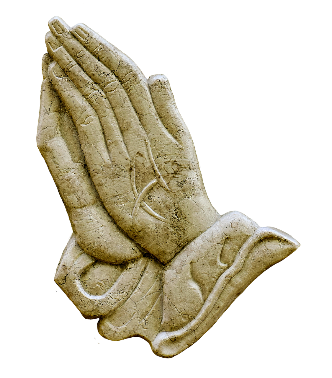 praying hands religious granite free photo