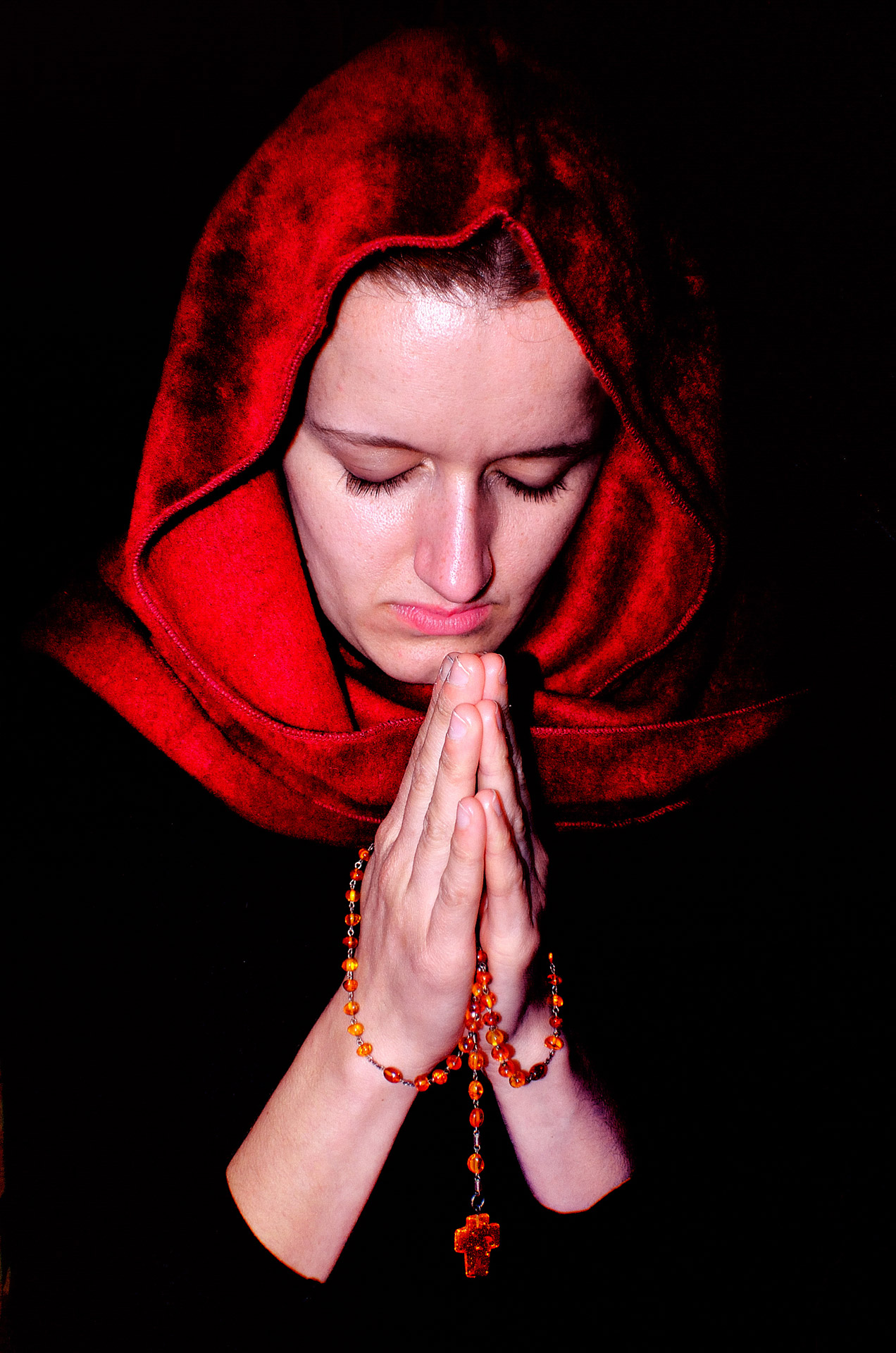 woman people prayer free photo