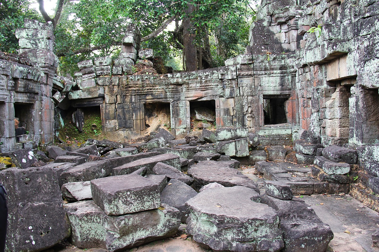 preah khan temple temple travel free photo