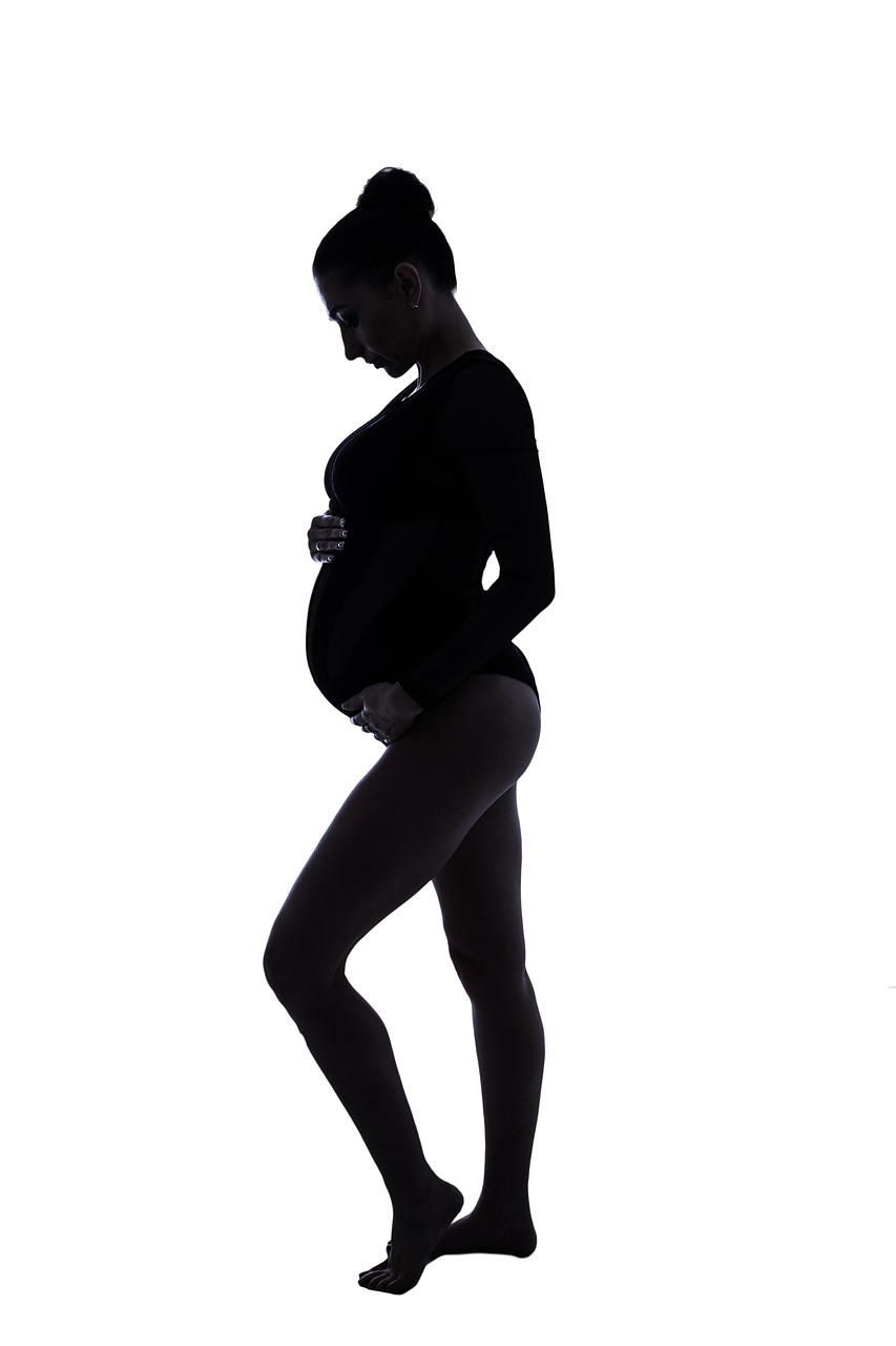 pregnancy silhouette family free photo