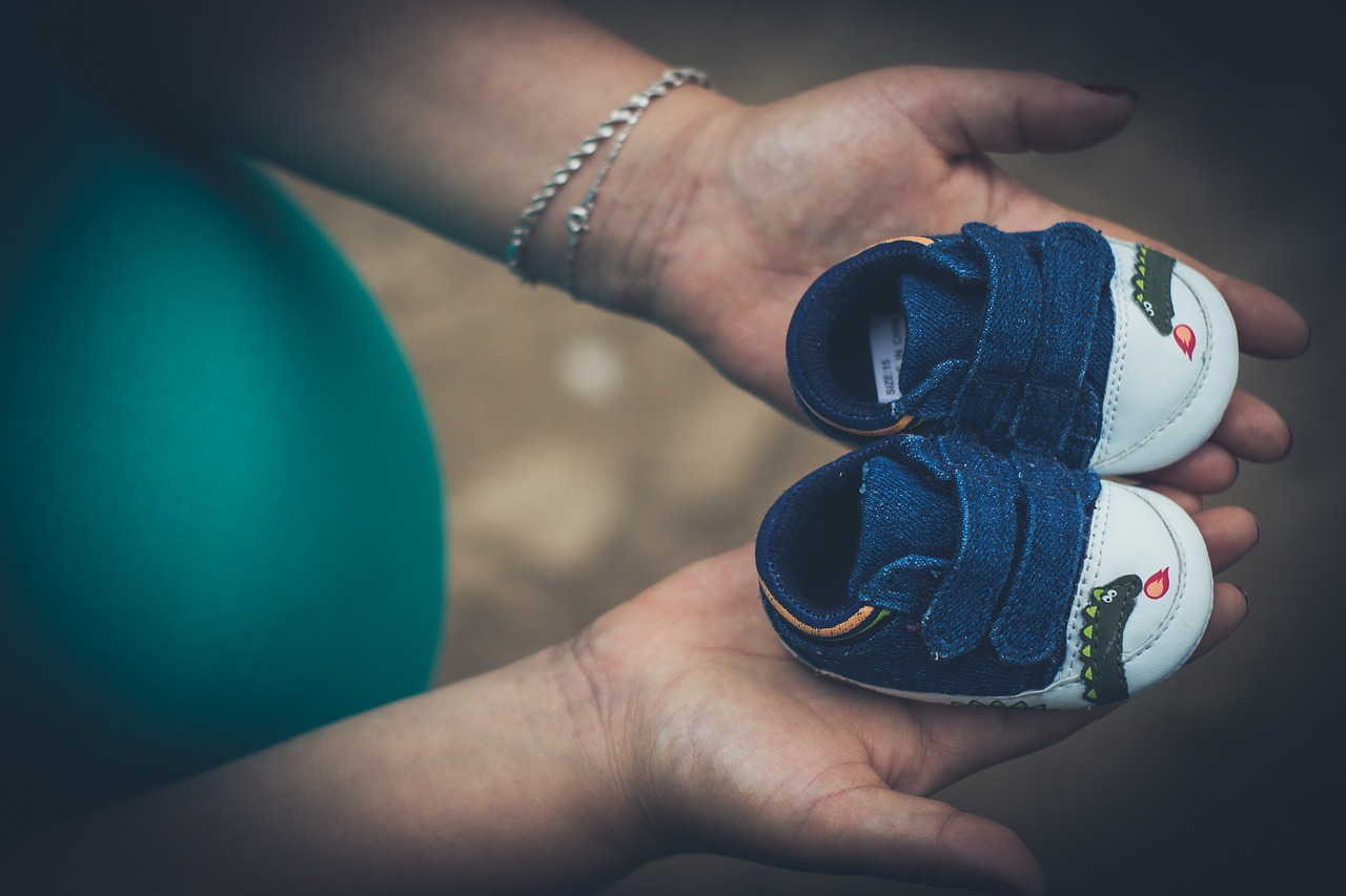 pregnant child shoes free photo