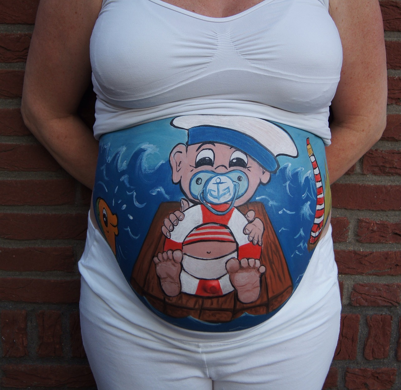 pregnant bellypaint belly painting free photo