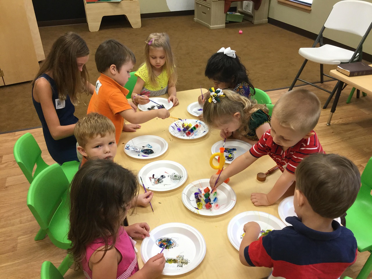 preschoolers arts and crafts kids learning free photo