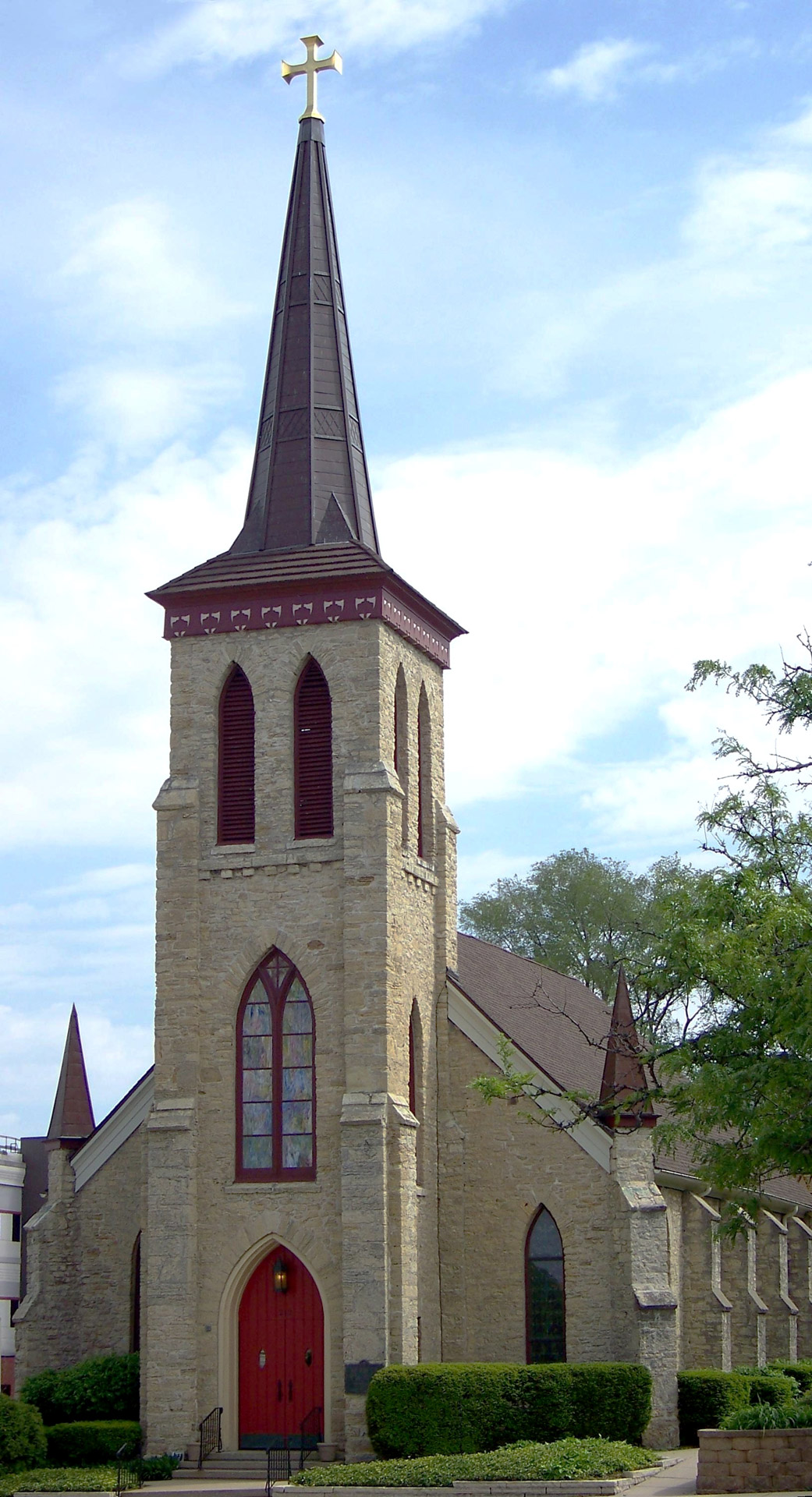 church steeple cross free photo