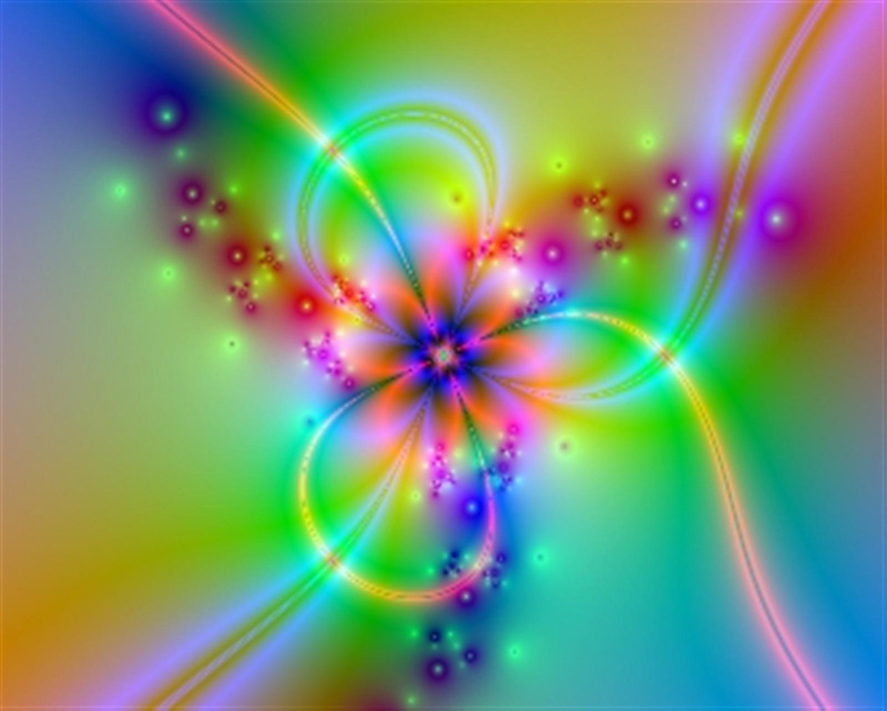 multi colour fractal free photo