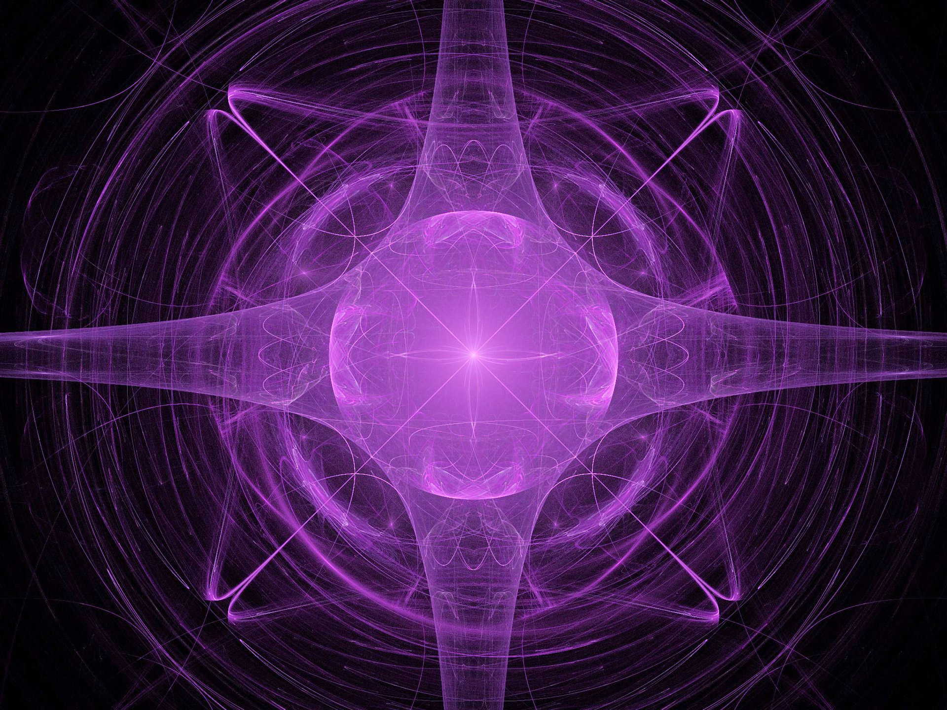 purple fractal abstract free photo