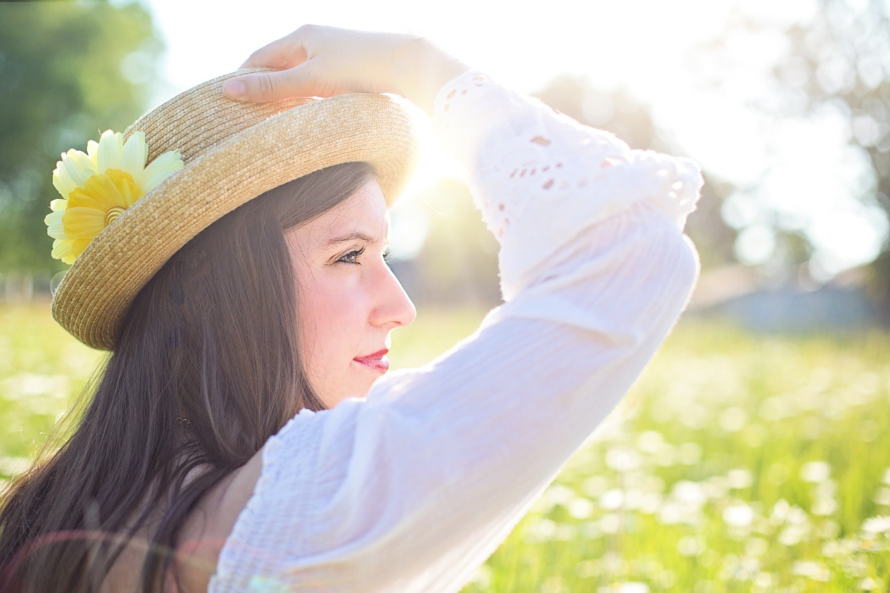 pretty woman contemplative contemplating free photo