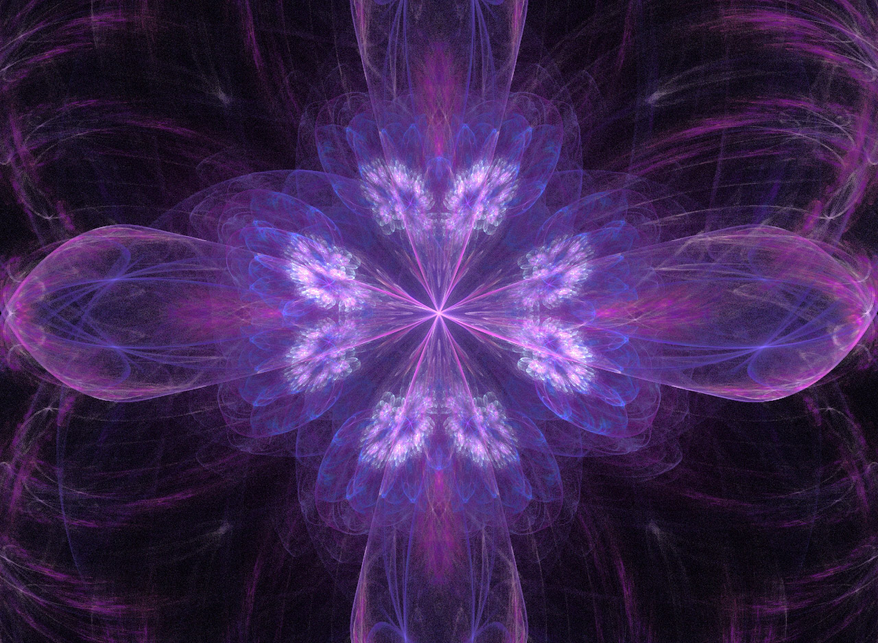 purple pink fractal free photo