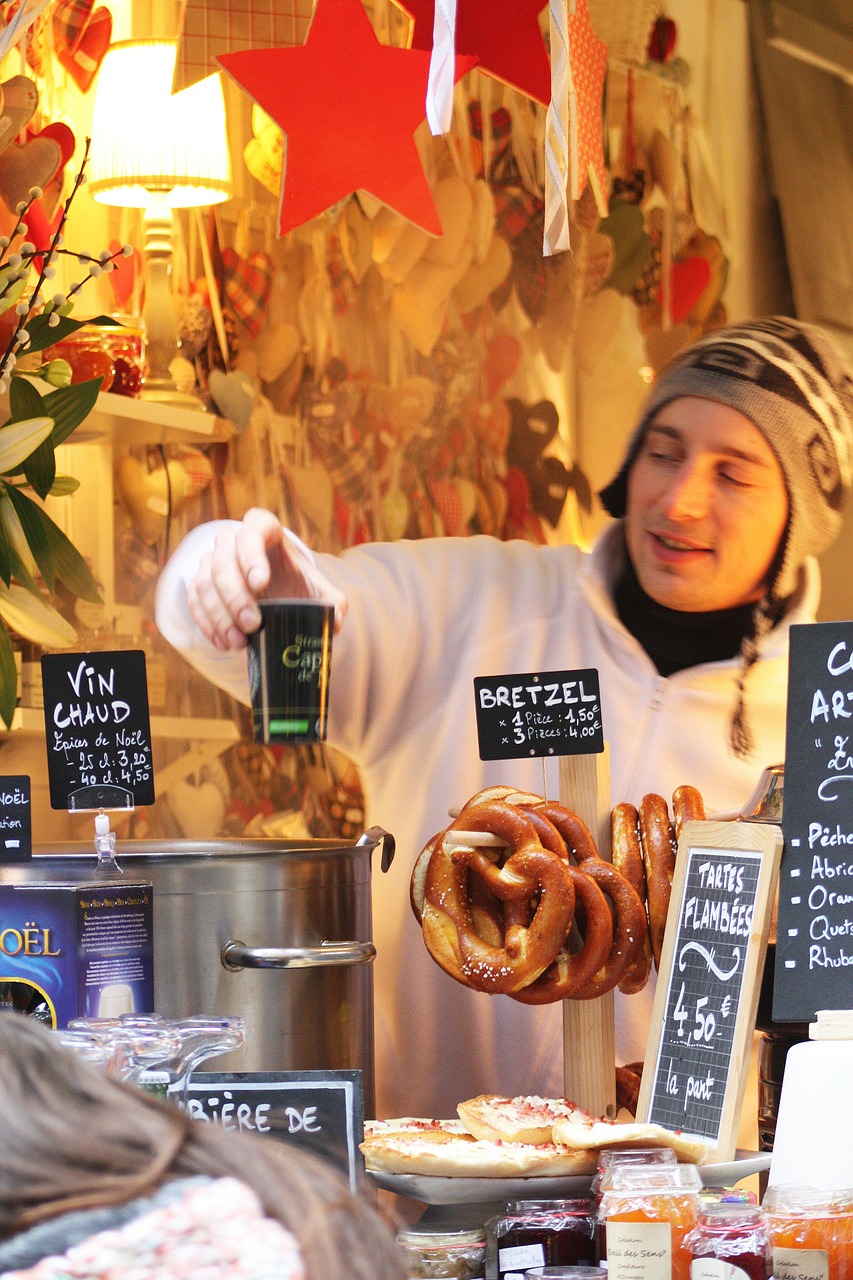 pretzels strasbourg alsace free photo