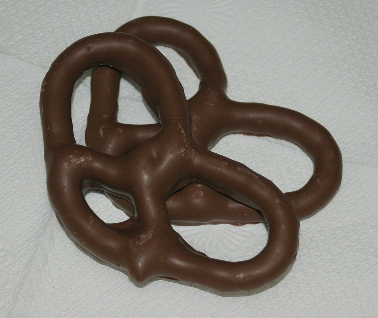pretzels chocolate covered food free photo