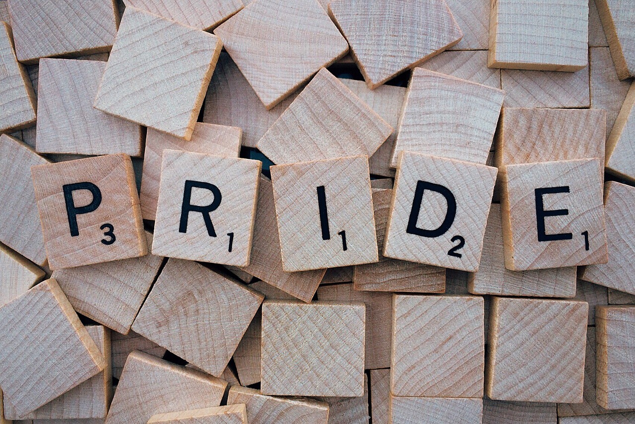 pride word letters free photo