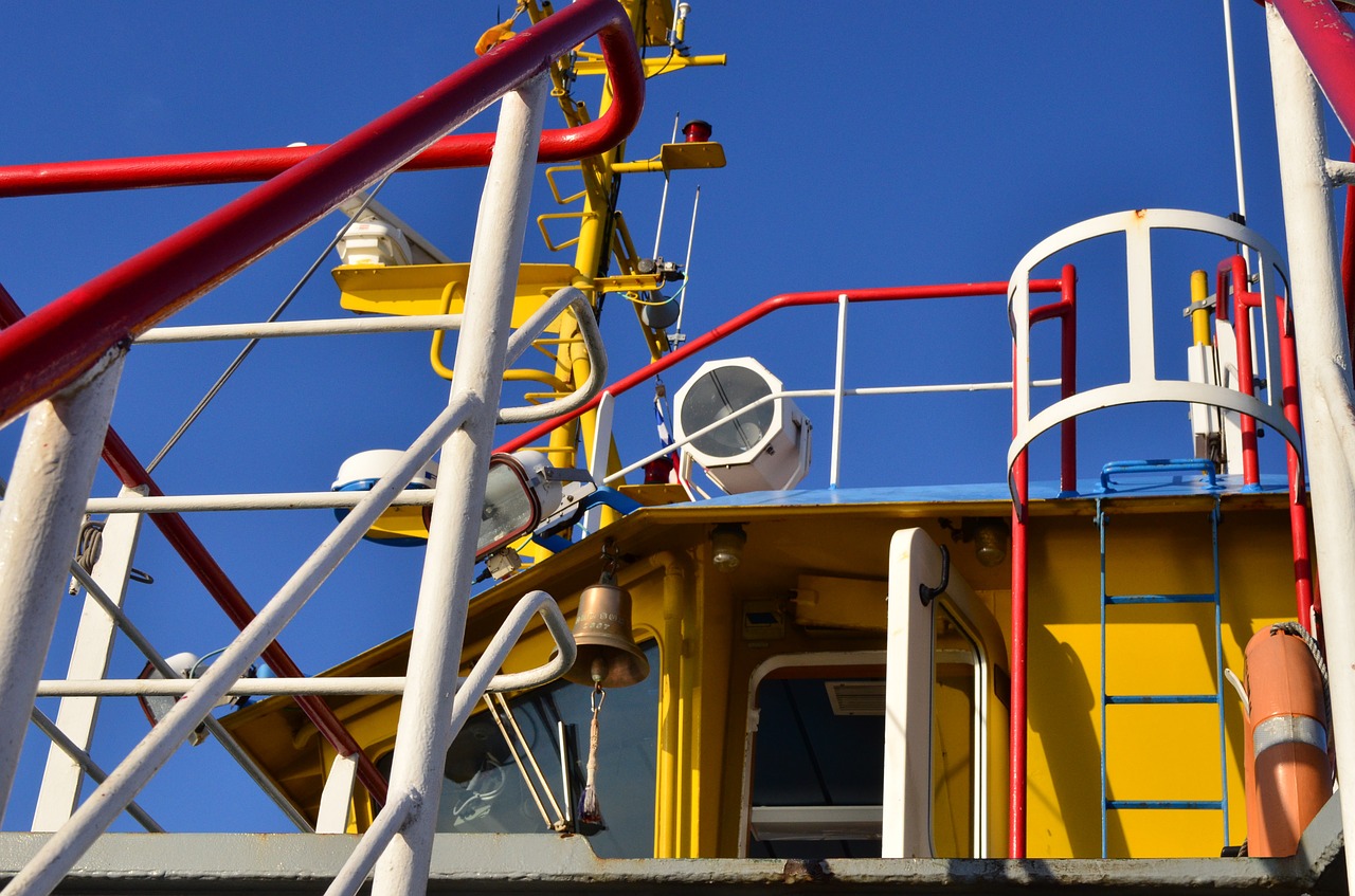 primary colors ferry pipes free photo