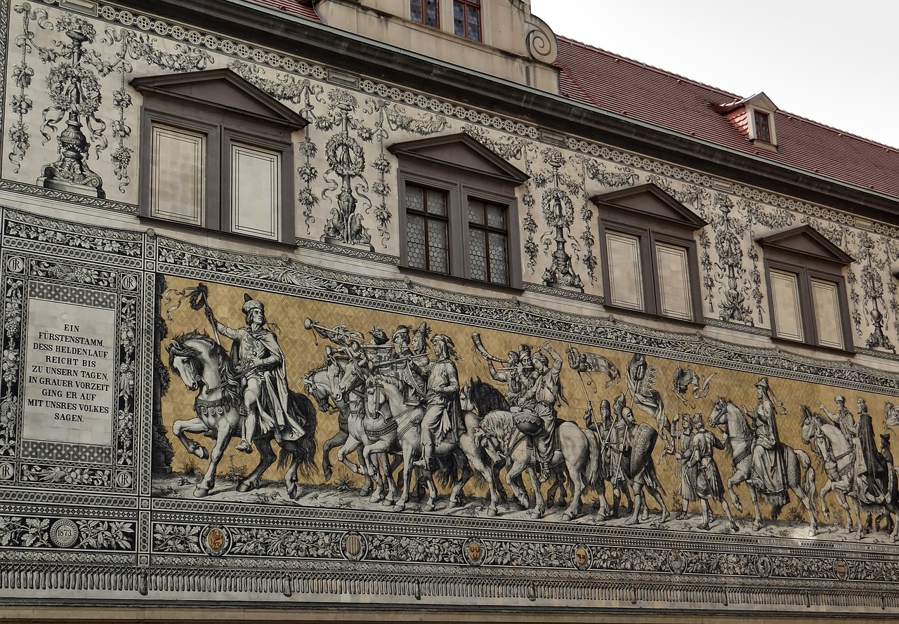 princes part of the art work dresden free photo