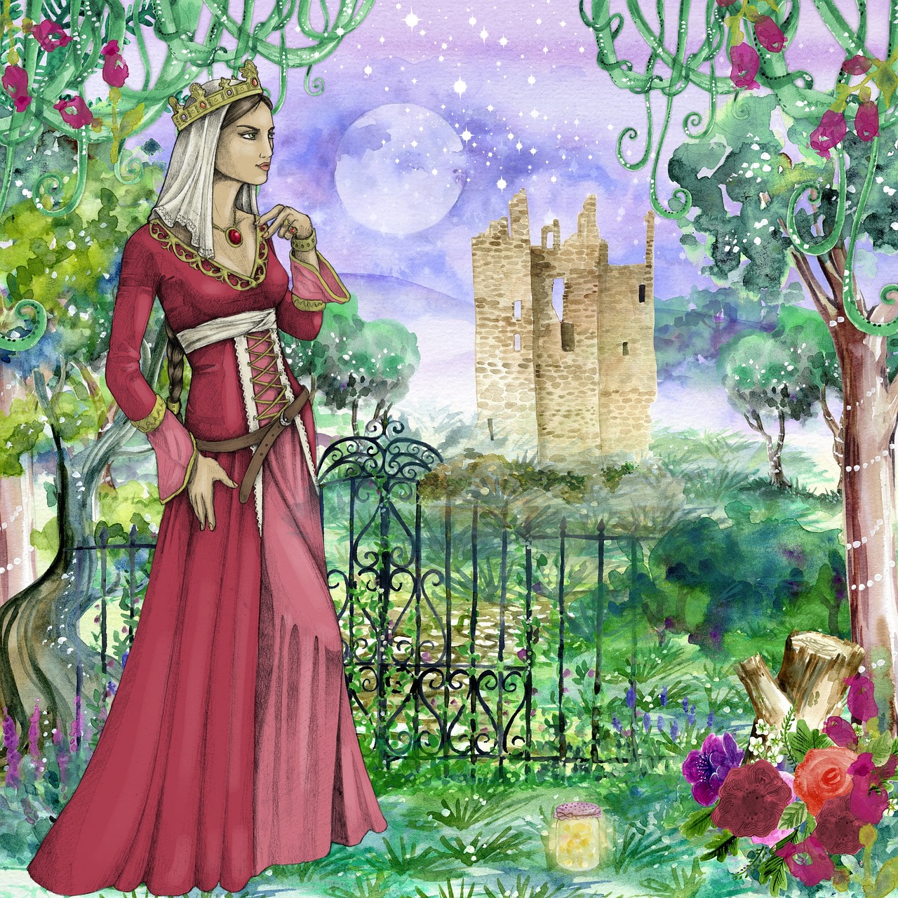 princess castle fairy tale free photo