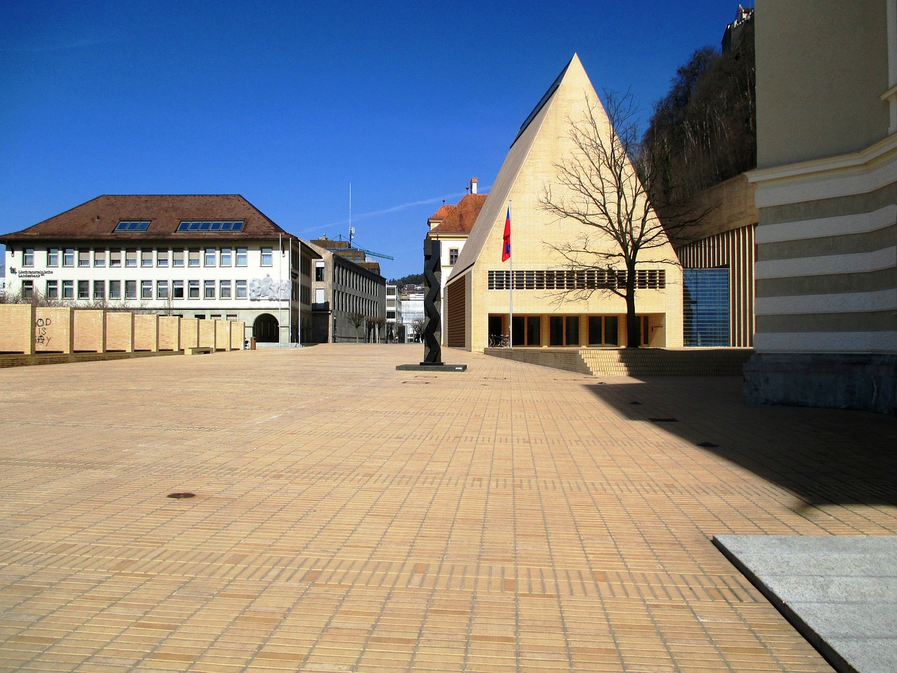 principality of liechtenstein architecture parliament square free photo