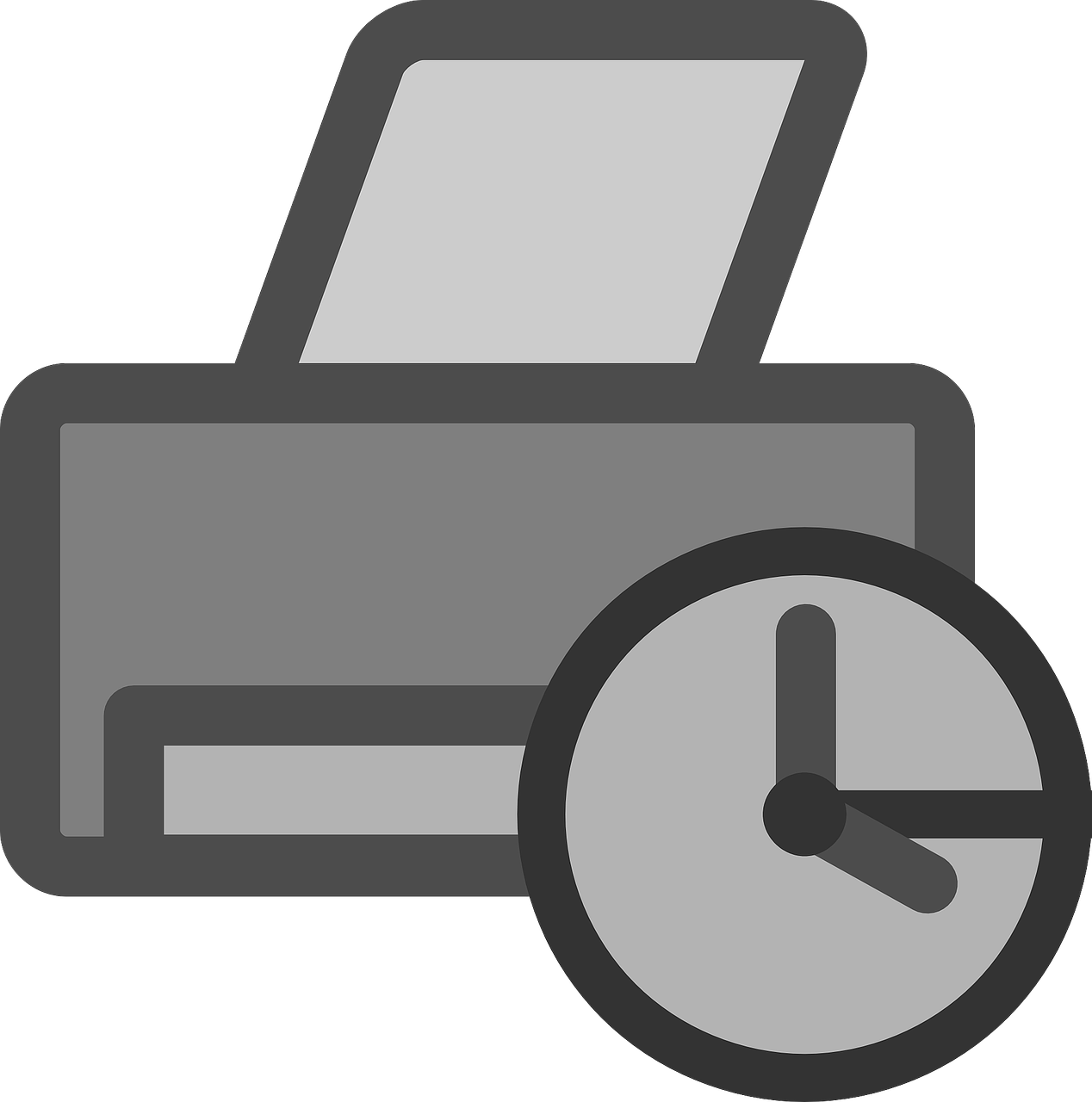 print printer timer free photo