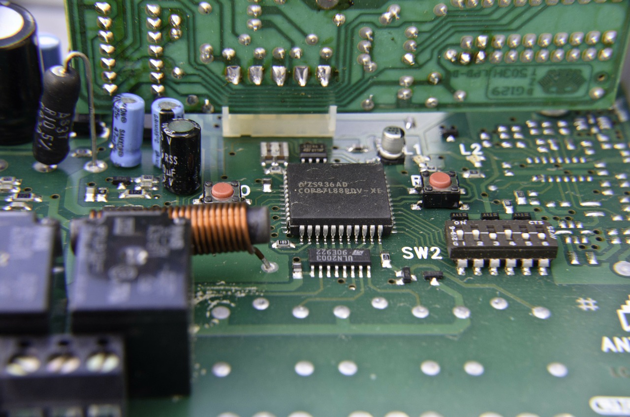 printed circuit board electronics circuits free photo
