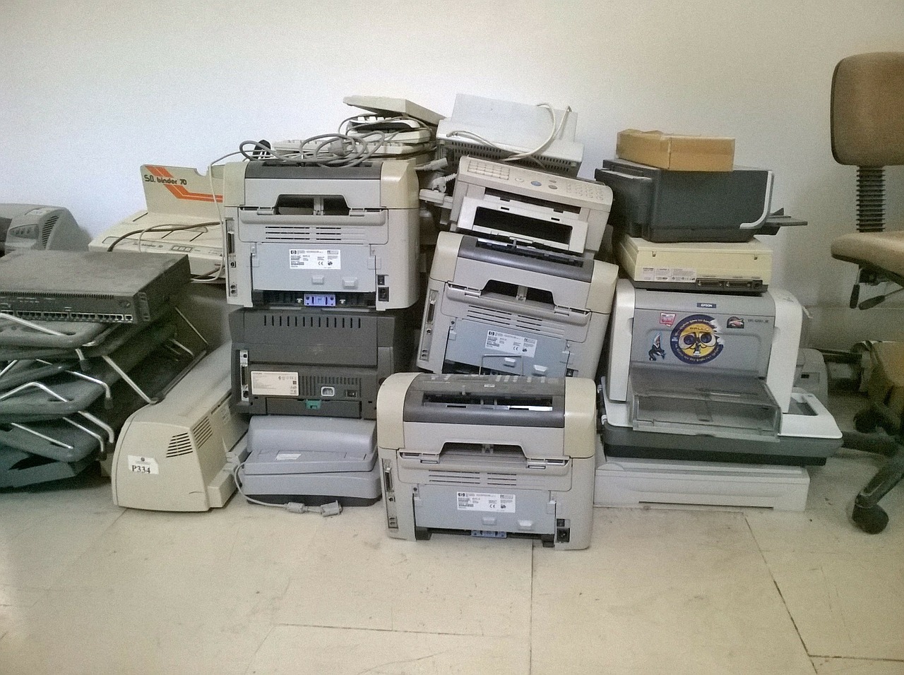 printers old abandoned free photo