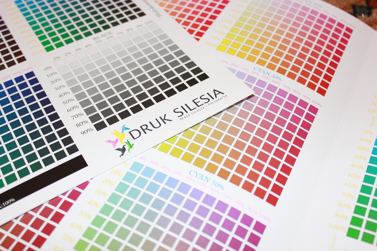printing house colors samples free photo