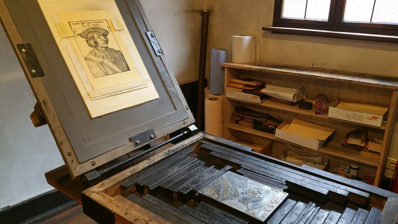 printing press dürer nuremberg free photo