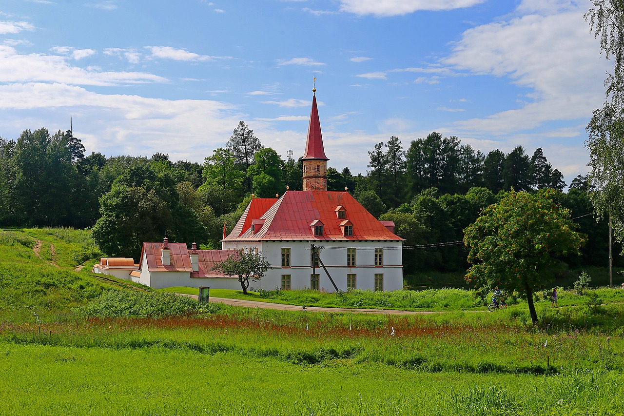 priory palace gatchina russia free photo