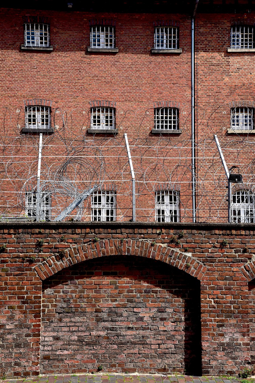 prison  barbed wire  oldenburg free photo