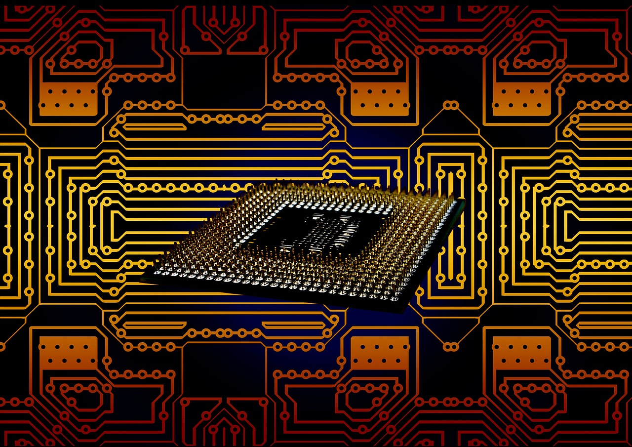 processor cpu board free photo