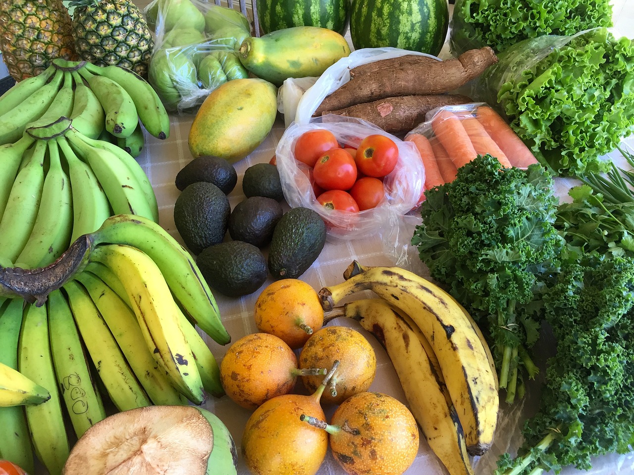 produce fruits vegetables free photo