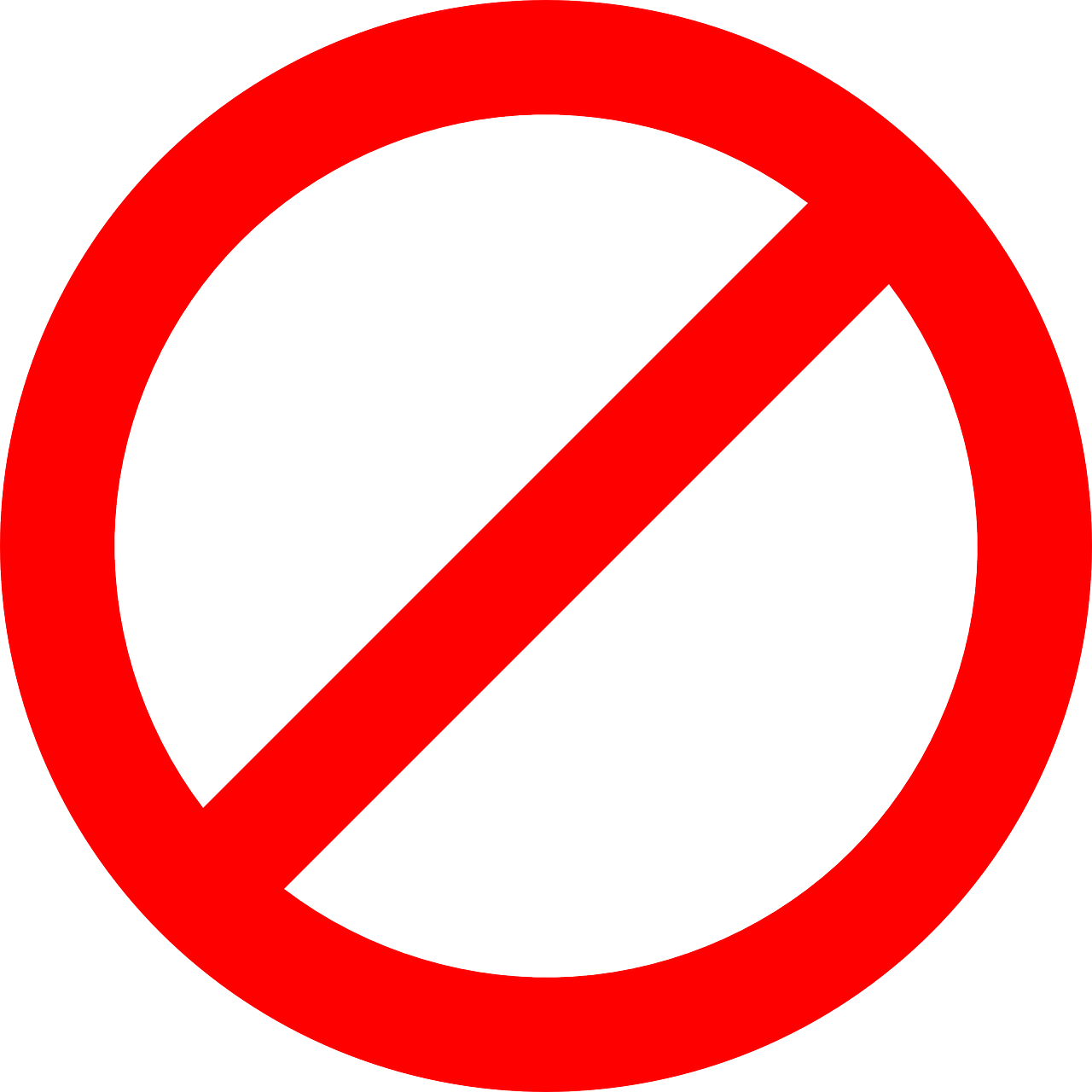 prohibited forbidden no free photo