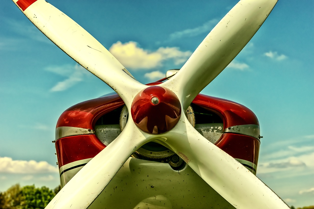propeller aircraft propeller plane free photo