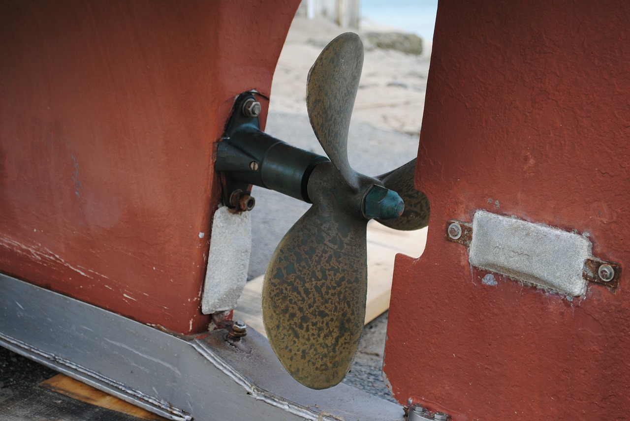 propeller anode boat free photo