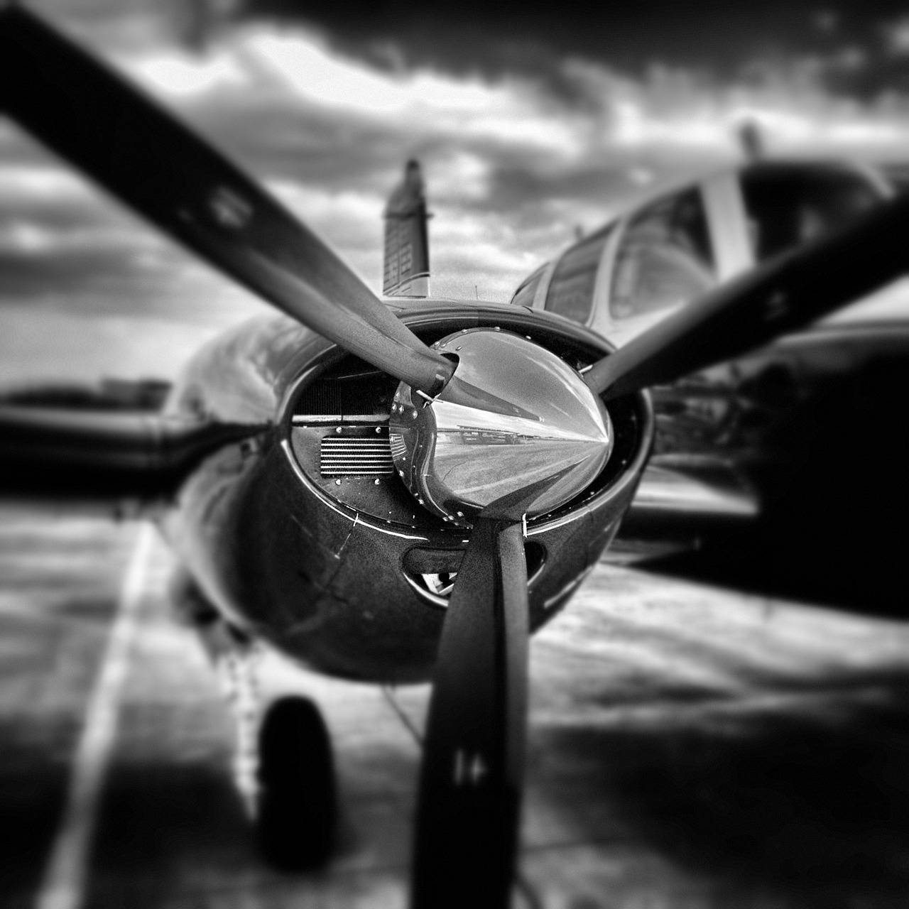 propeller airplane aircraft free photo