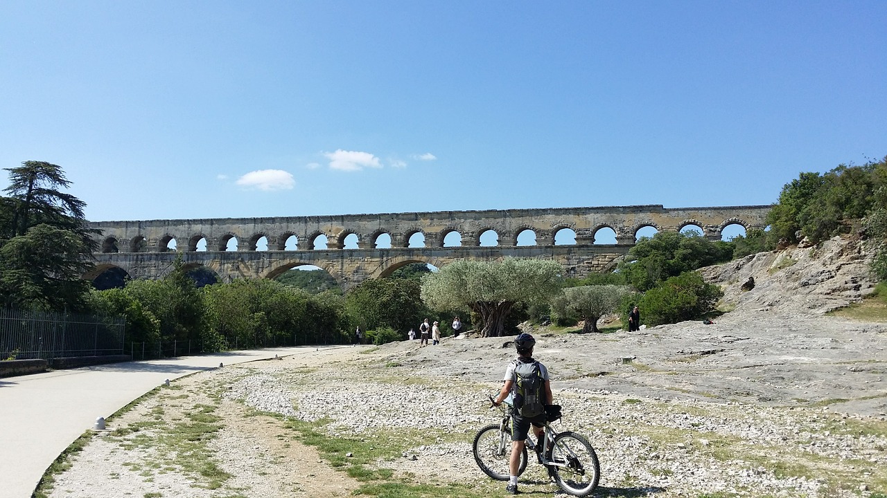 provence aqueduct roman free photo
