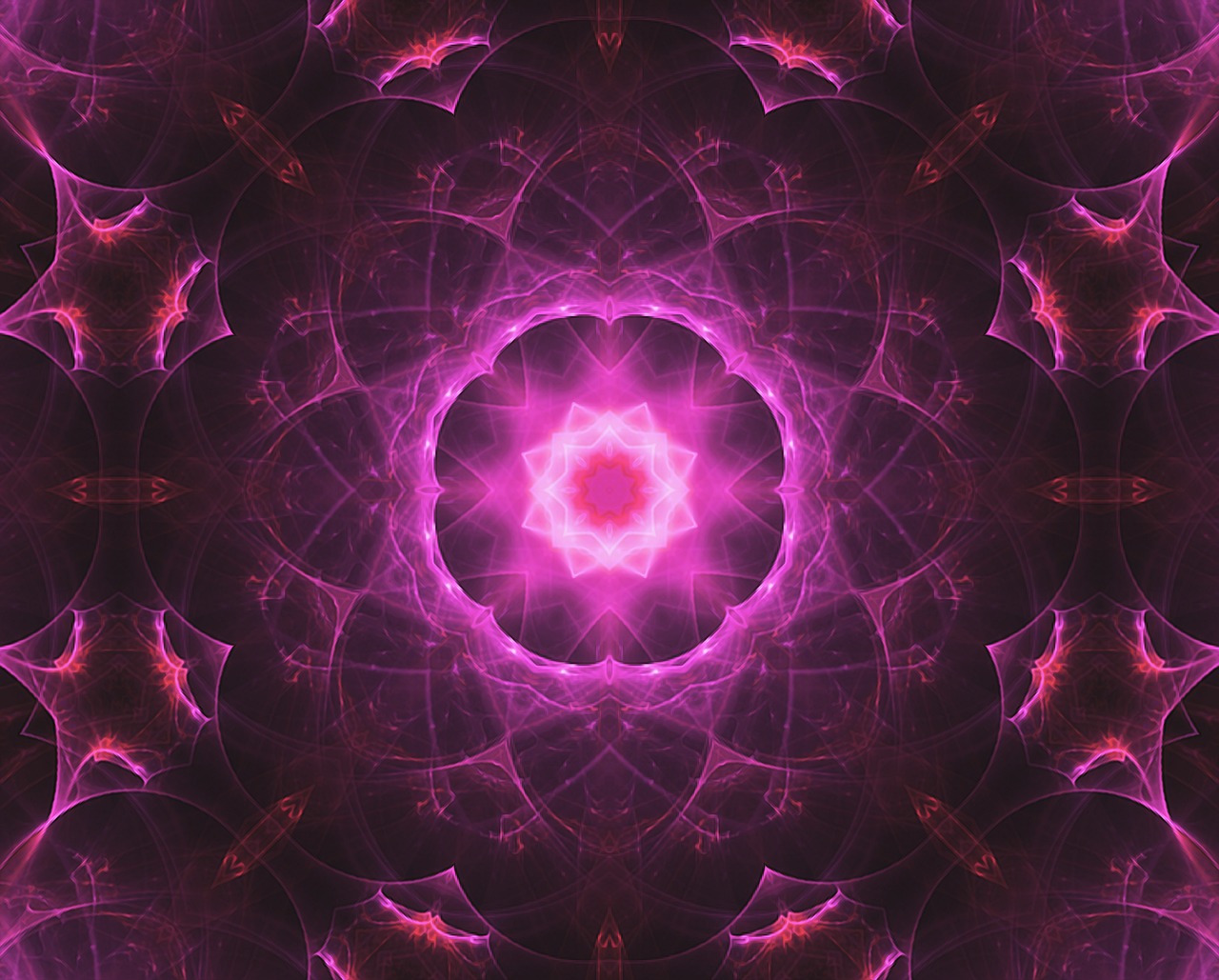 psychedelic geometry dark free photo