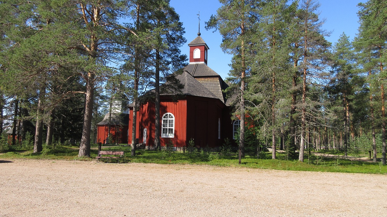 pudasjärvi church the evangelical lutheran free photo