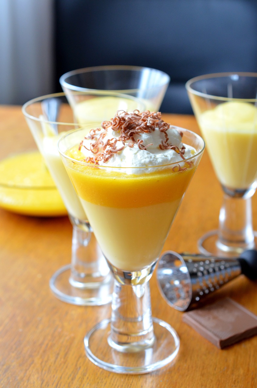 pudding dessert vanilla pudding free photo