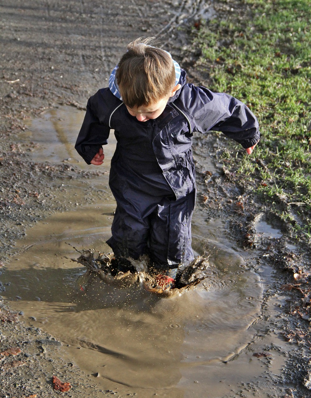 puddle jump child free photo