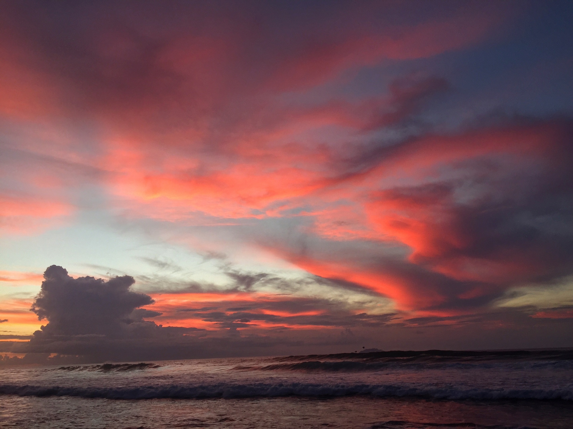 puerto rico sunset rincon free photo