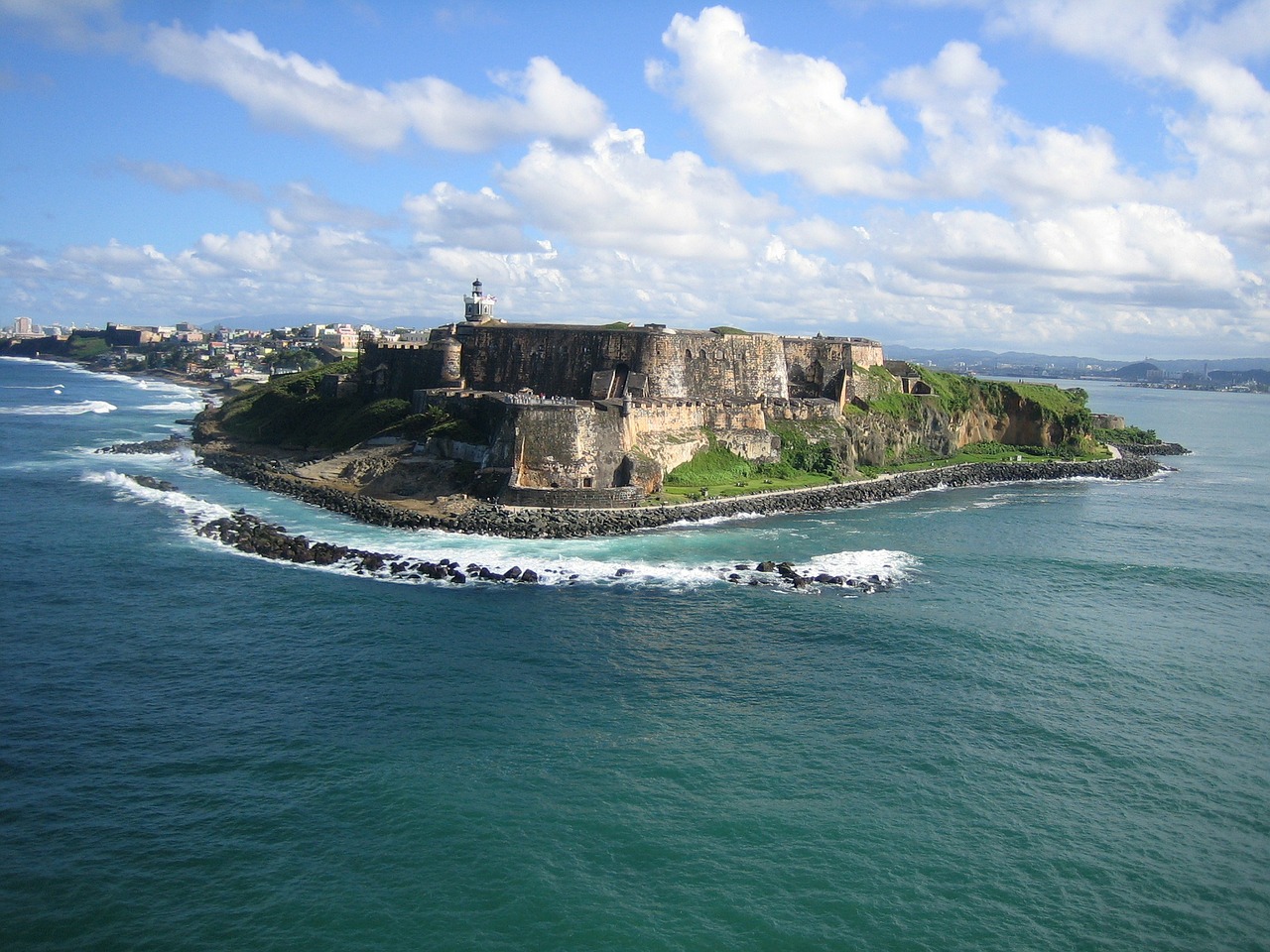puerto rico view ocean free photo