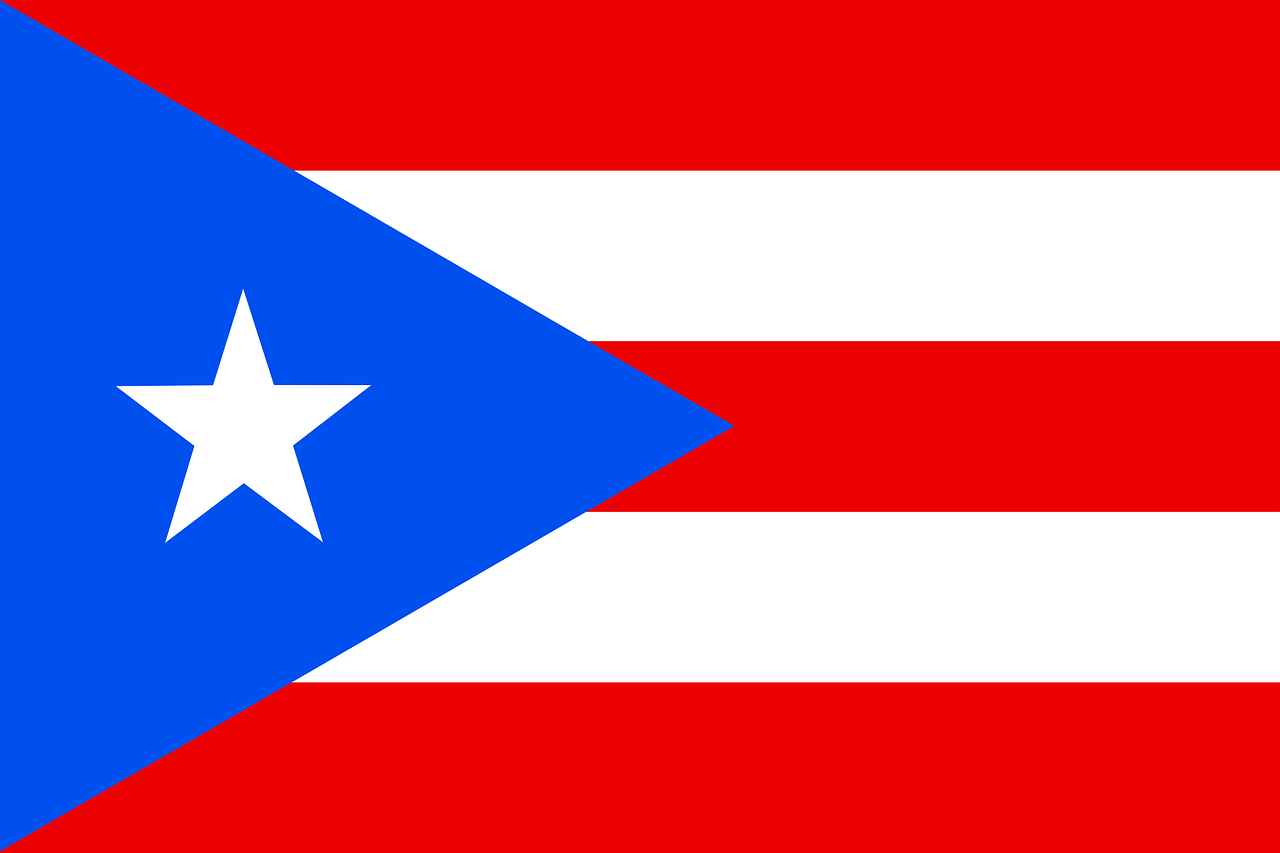 puerto rico flag caribbean free photo