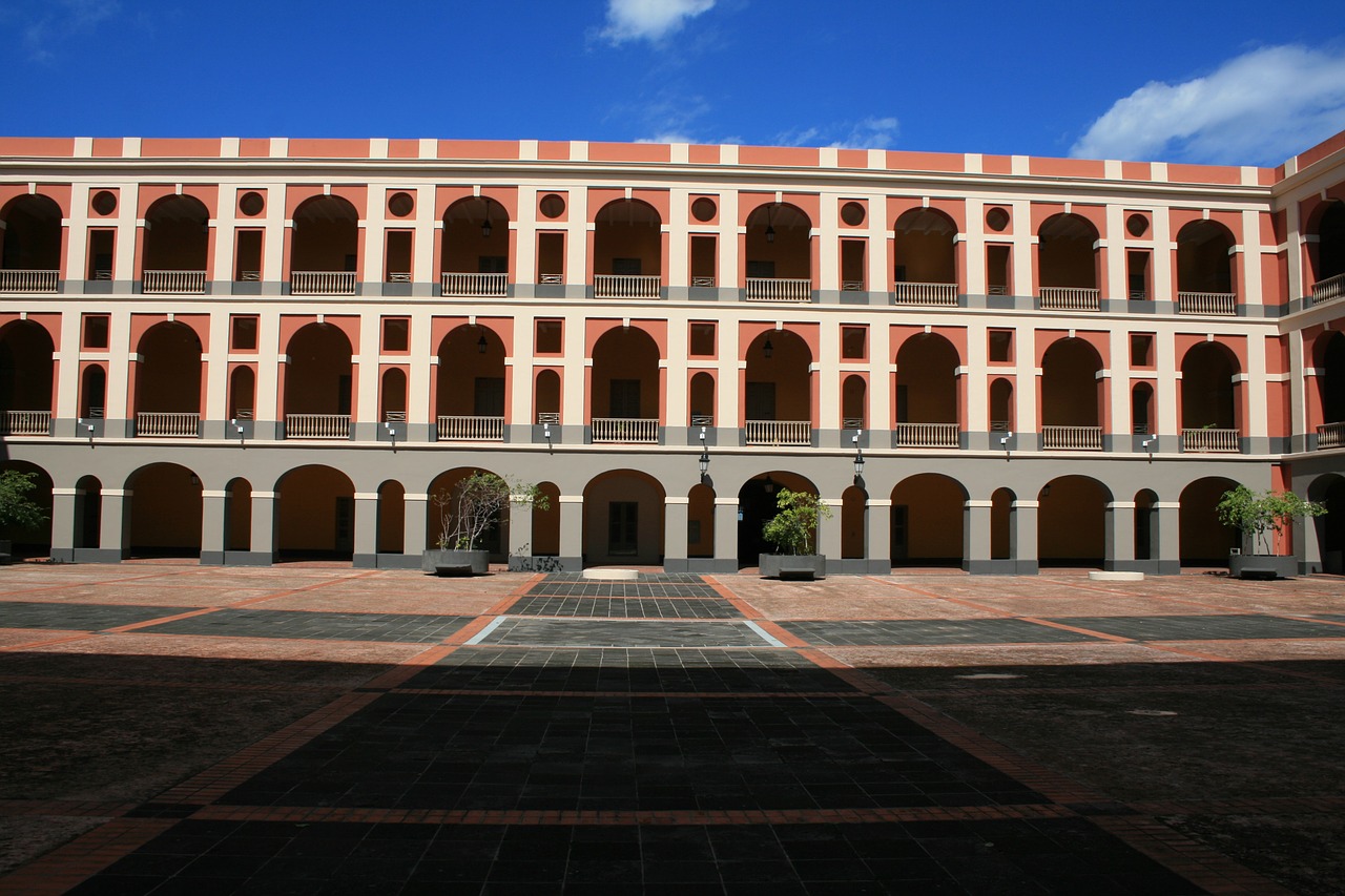 puerto rico building island free photo