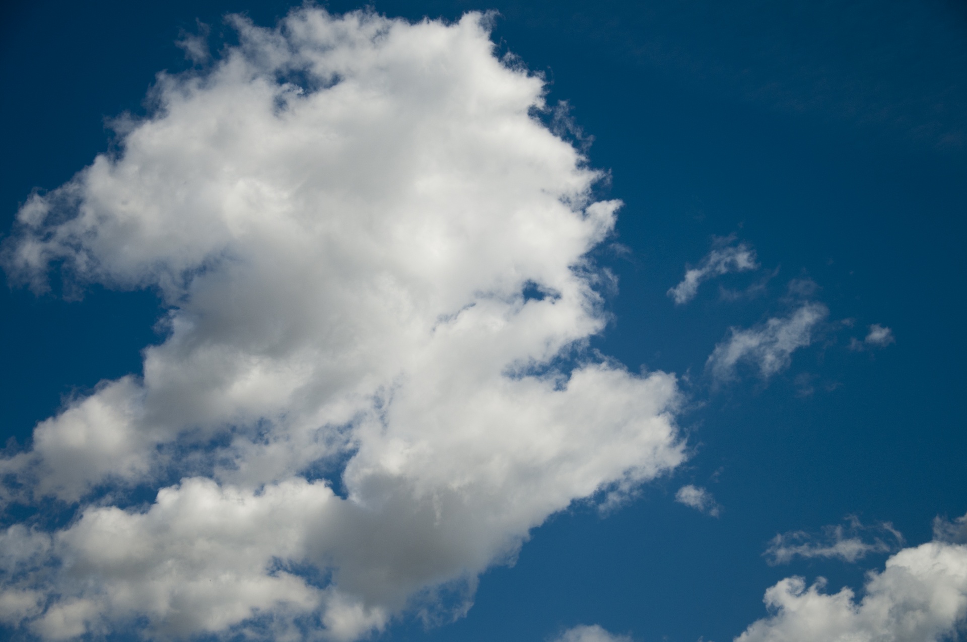 cloud clouds puffy white cloud free photo