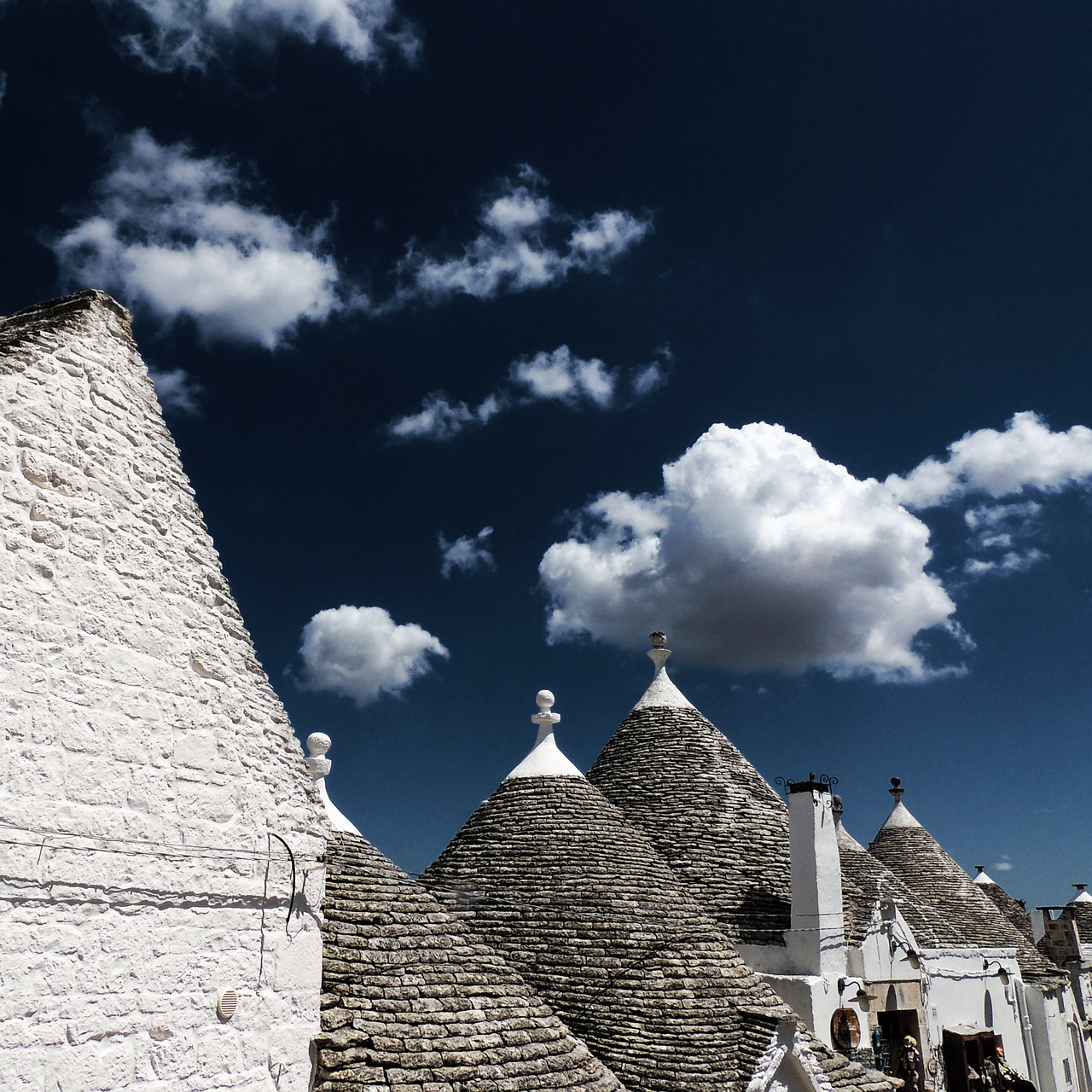 puglia beautiful tree houses free photo