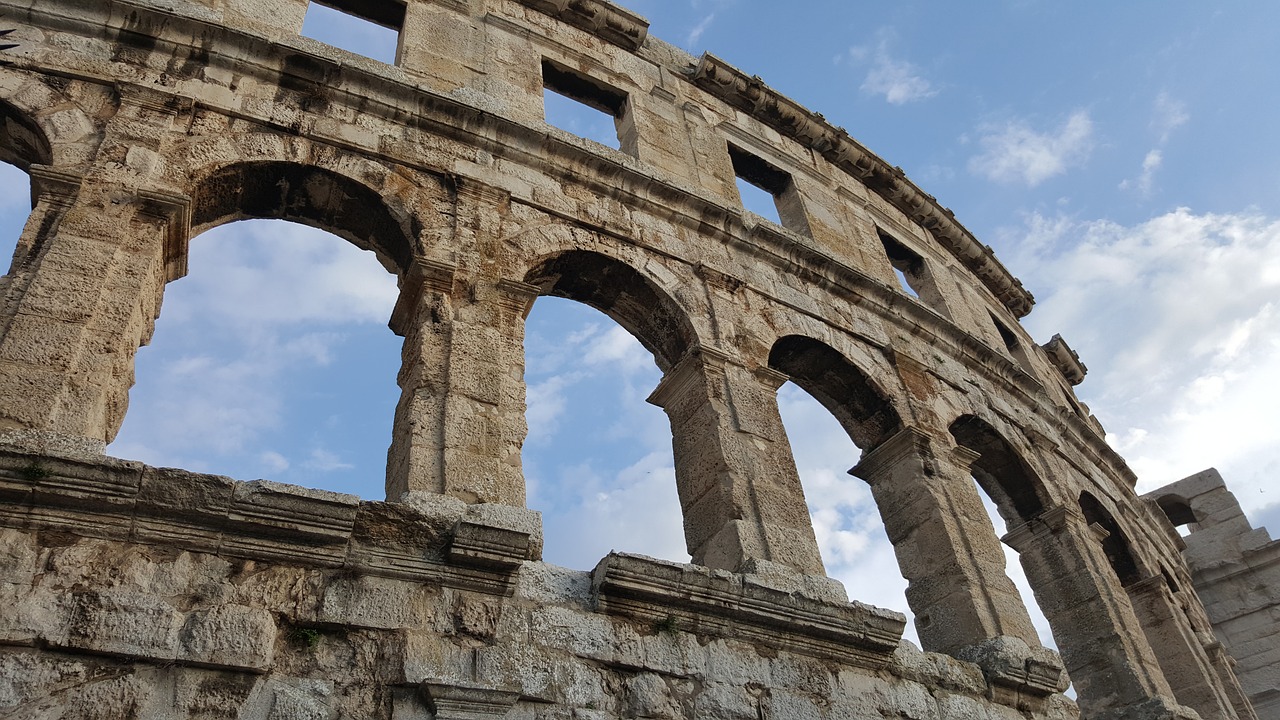 pula antiquity amphitheater free photo
