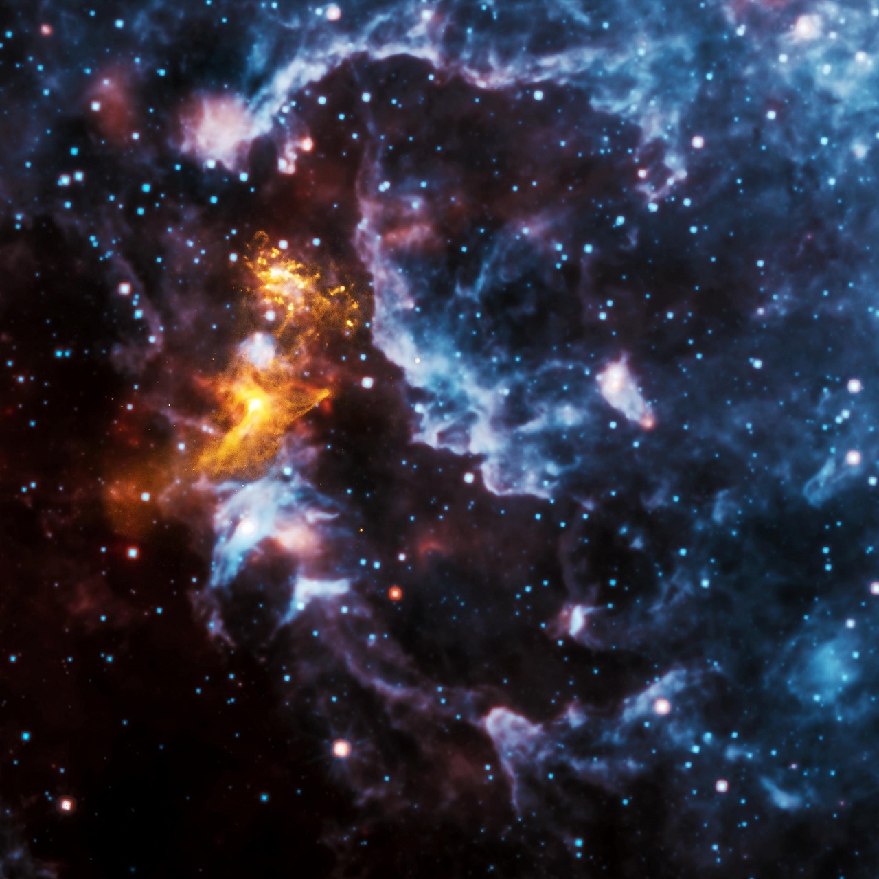 pulsar neutron star spinning free photo