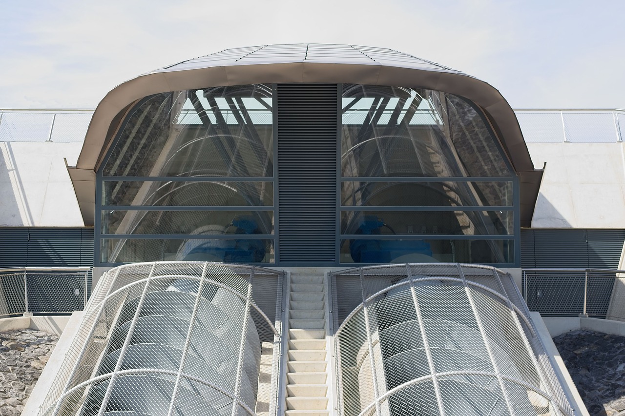 pumping station  friesland  wadden sea free photo