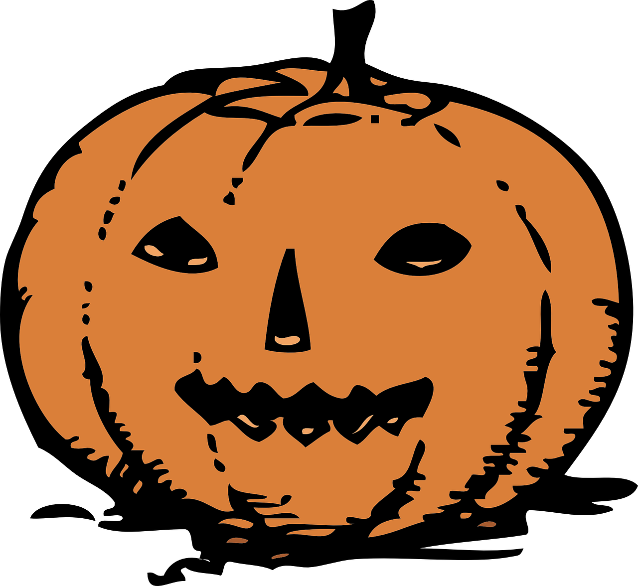 pumpkin,halloween,jack-o-lantern,fall,fruit,gourd,harvest,free vector graph...
